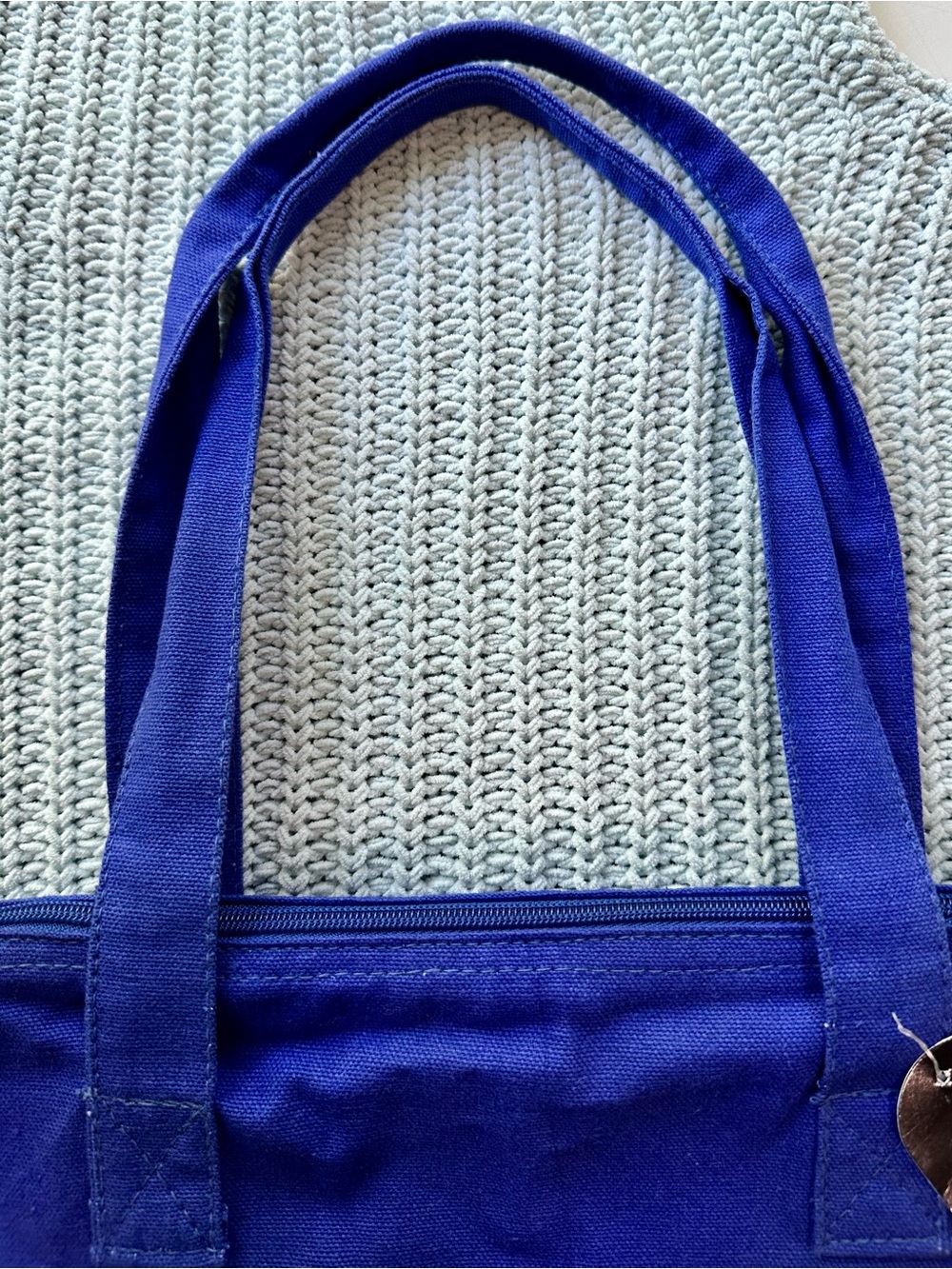 NWT 2006 PARAMOUNT STUDIOS PROMO ITEM: Charlotte's Web Movie Canvas Tote Bag 💙🐷💙 - Picture 2 of 8